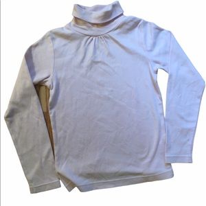 Turtleneck long sleeve shirt jackardi pink